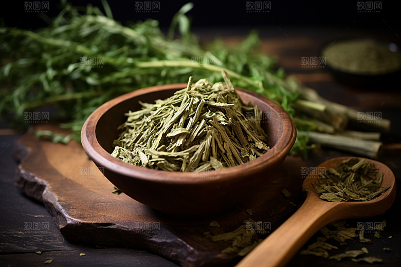 艾草美食中式糕点摄影图