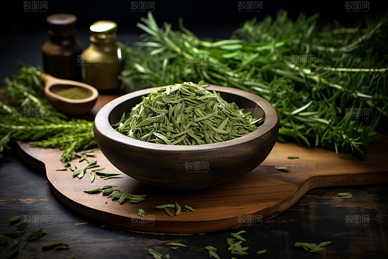 艾草艾叶糯叽叽摄影图