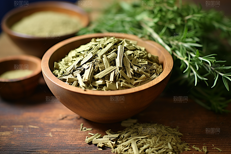 艾草传统文化青团摄影图