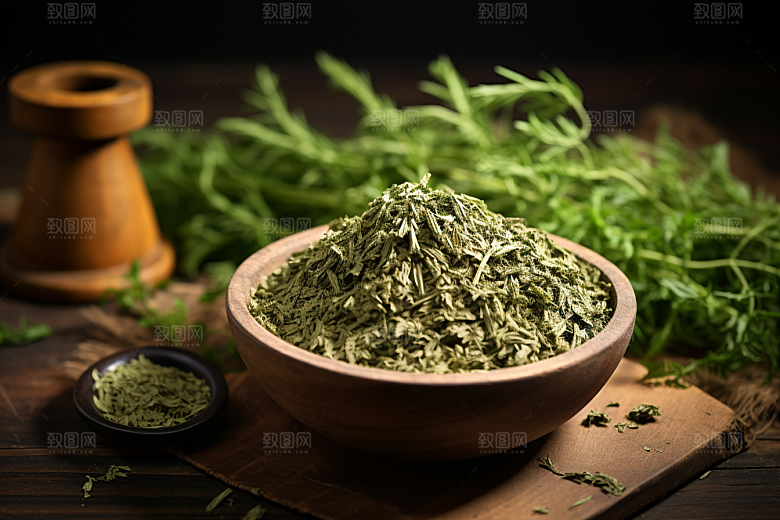 艾草清明美食摄影图