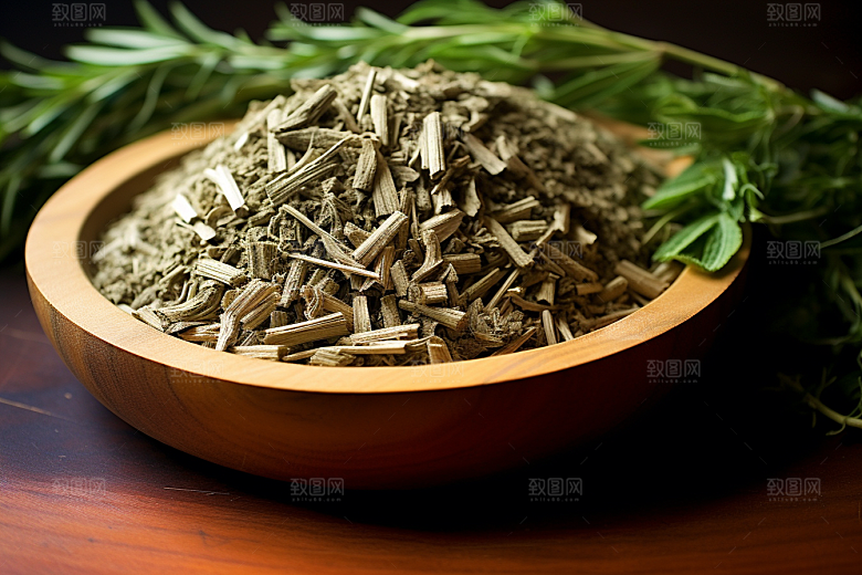 艾草高清艾叶摄影图