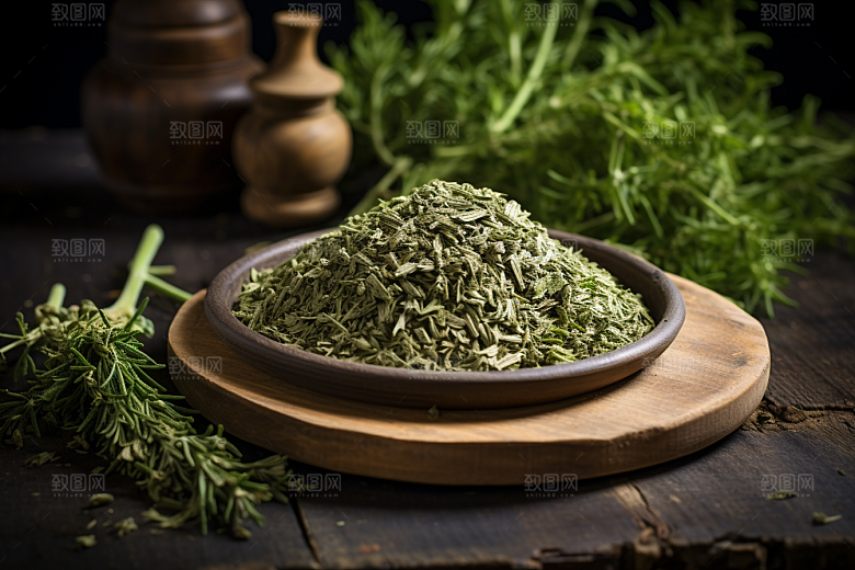 艾草糯米团高清摄影图