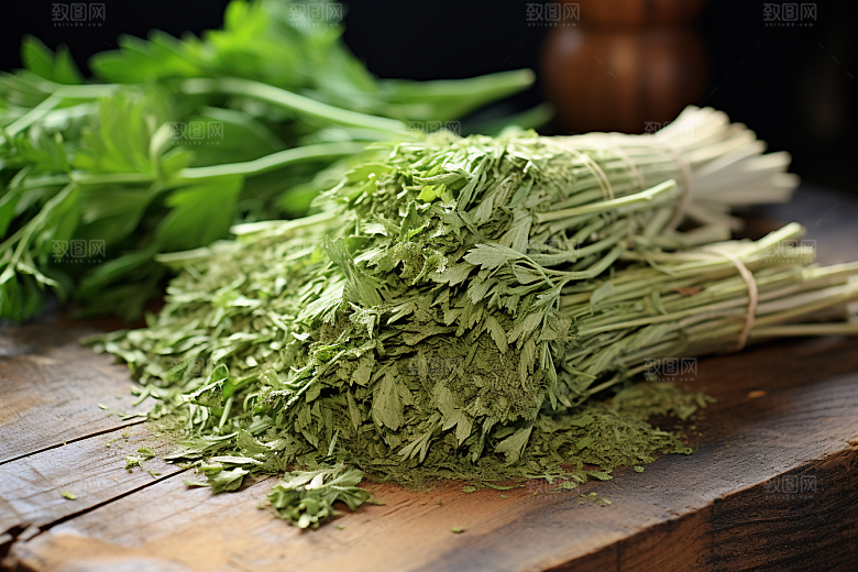 艾草蒿草传统文化摄影图