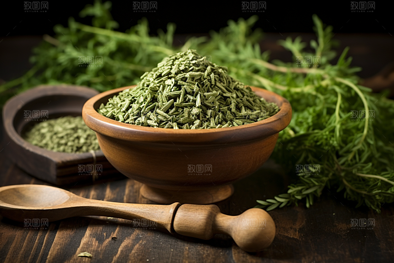 艾草传统文化艾叶摄影图