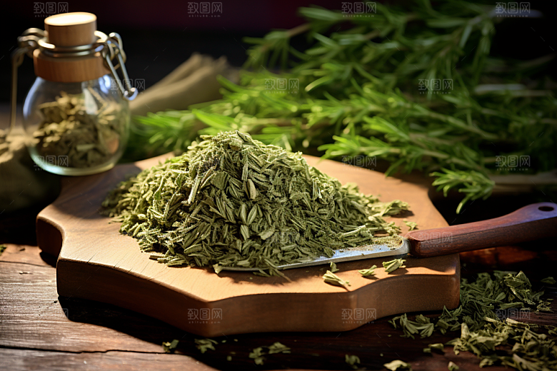 艾草蒿草传统文化摄影图