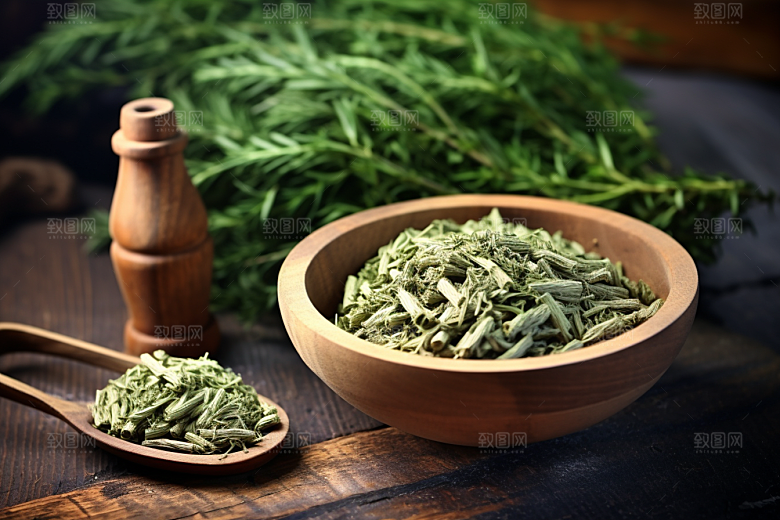 艾草传统文化清明摄影图
