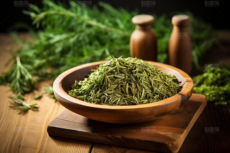 艾草艾叶糯叽叽摄影图