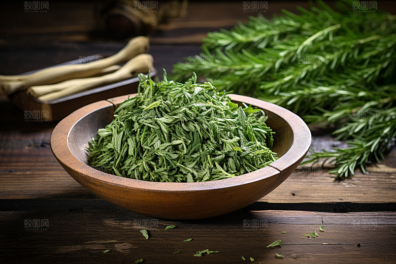 艾草蒿草青团摄影图