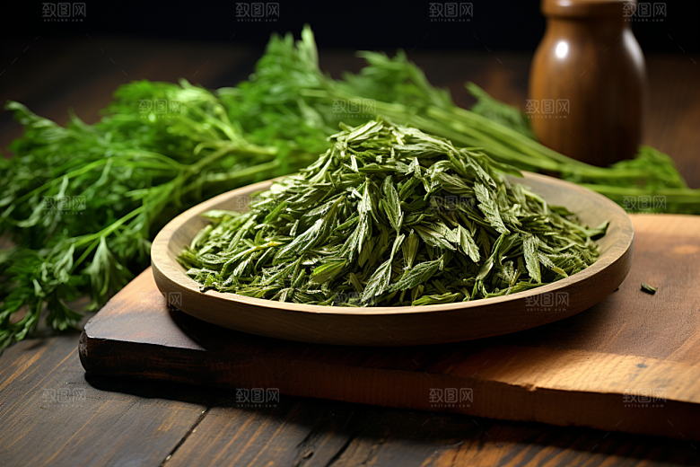 艾草艾叶传统文化摄影图