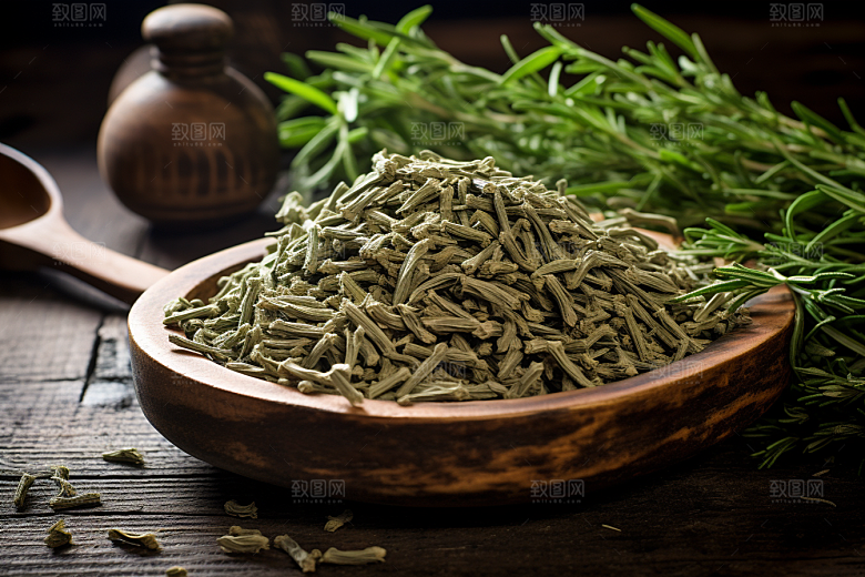 艾草传统文化糯米团摄影图