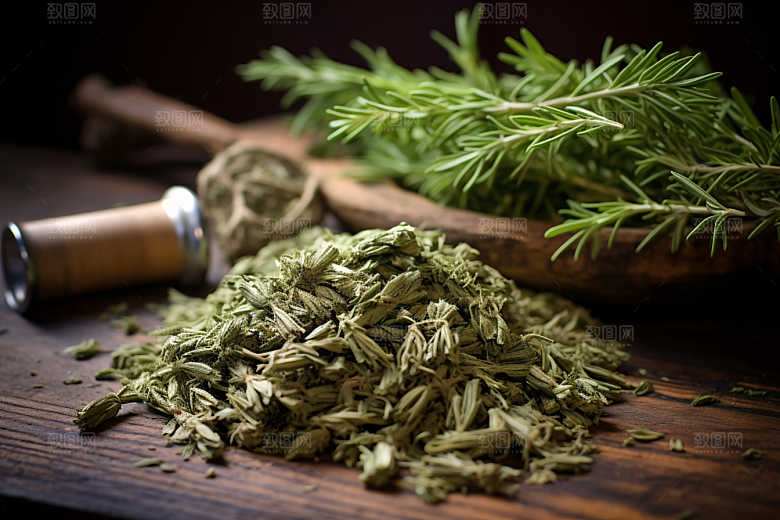 艾草艾叶传统文化摄影图