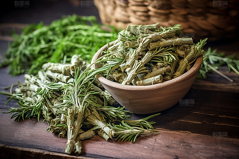 艾草糯米团高清摄影图