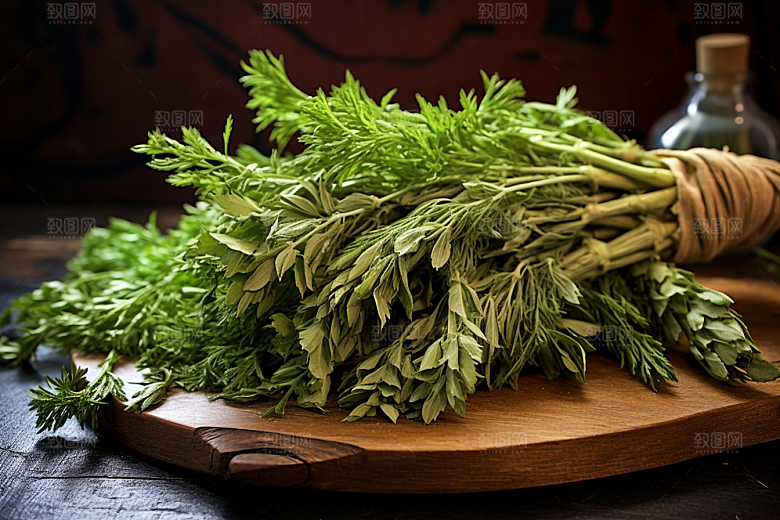 艾草高清清明摄影图