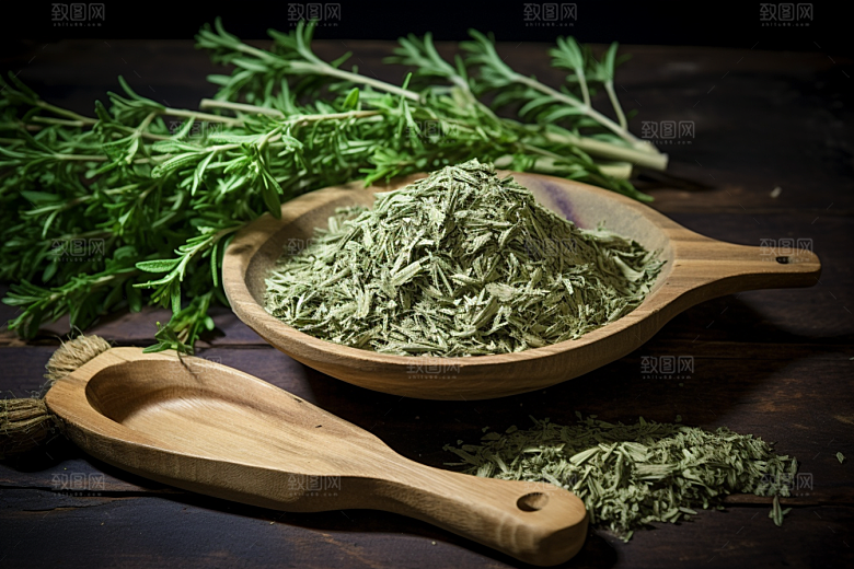 艾草清明糯叽叽摄影图
