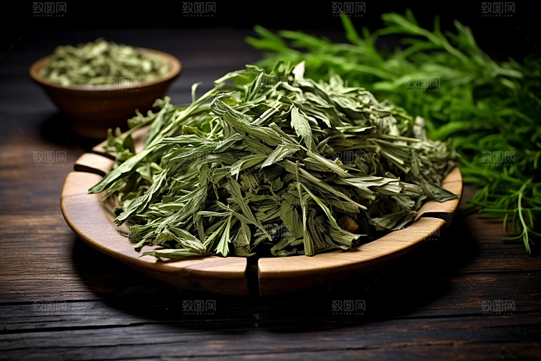 艾草糯叽叽传统文化摄影图