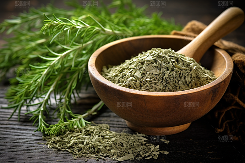 艾草高清糯米团摄影图