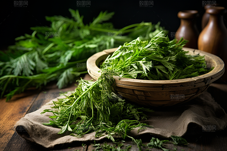 艾草青团高清摄影图