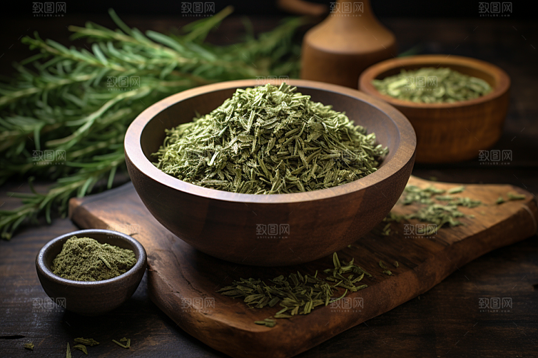 艾草青团美食摄影图