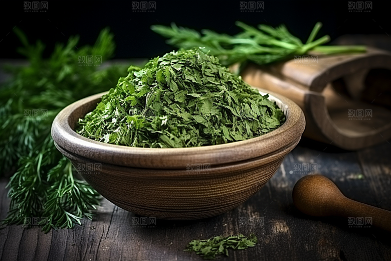 艾草清明糯叽叽摄影图