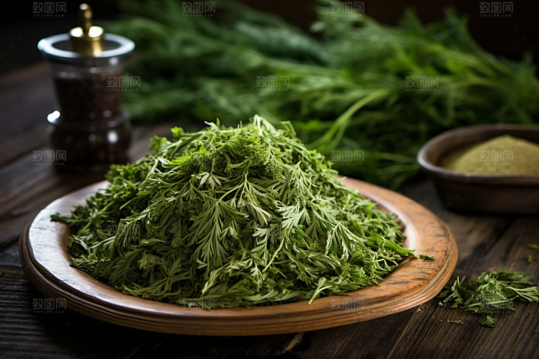 艾草清明青团摄影图