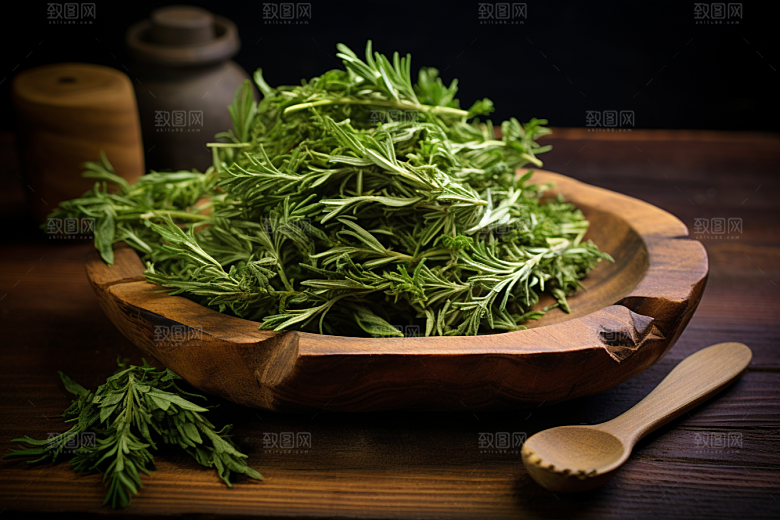 艾草传统文化清明摄影图