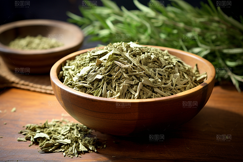 艾草青团传统文化摄影图