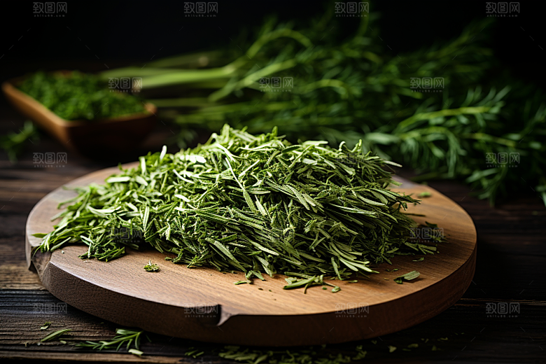 艾草糯叽叽青团摄影图