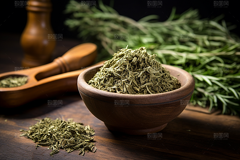 艾草艾叶糯叽叽摄影图