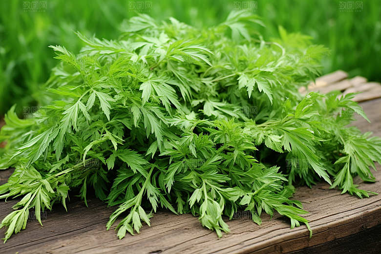 艾草高清中式糕点摄影图