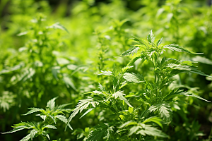 艾草中式糕点糯米团摄影图