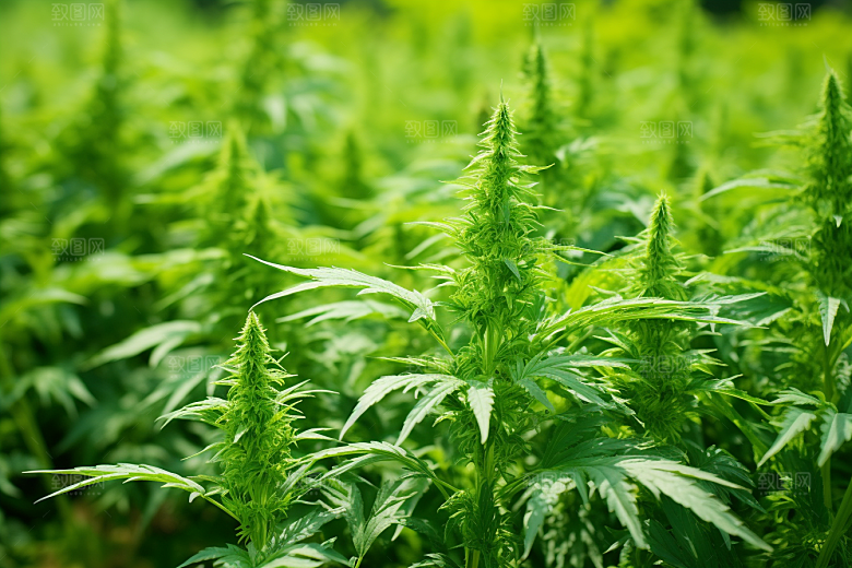 艾草高清艾叶摄影图