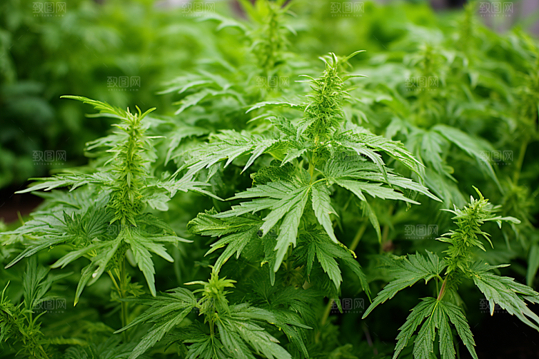 艾草蒿草中式糕点摄影图