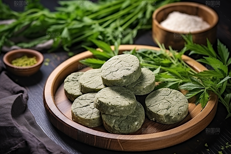 艾草高清清明摄影图