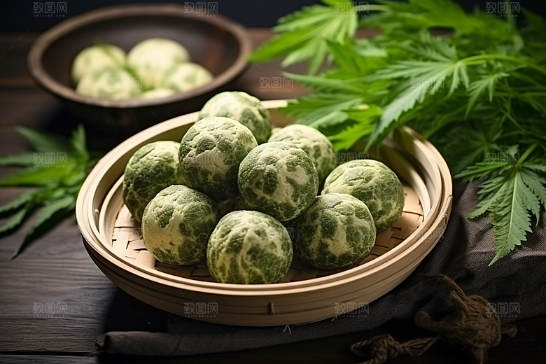 艾草传统文化糯叽叽摄影图