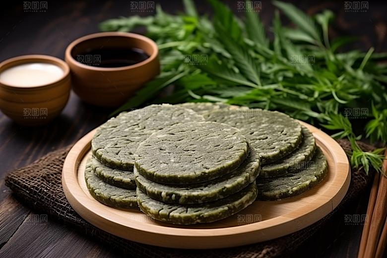 艾草艾叶高清摄影图