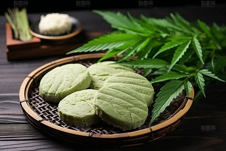 艾草高清蒿草摄影图