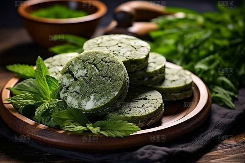 艾草艾叶传统文化摄影图