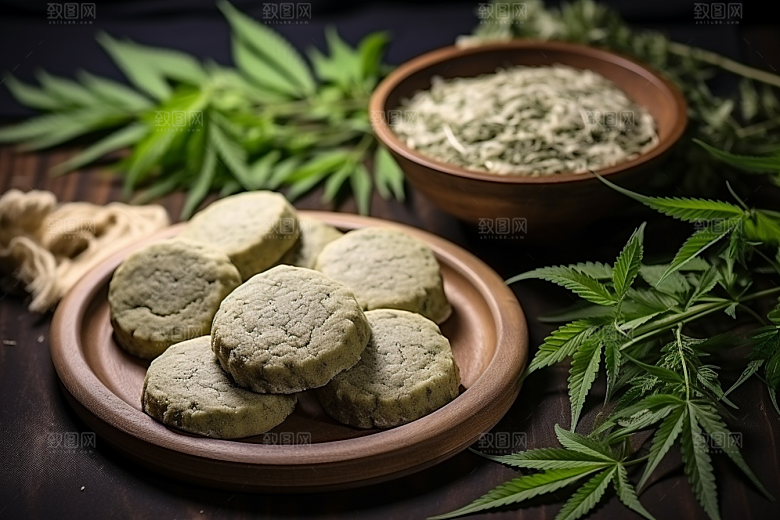艾草糯叽叽清明摄影图