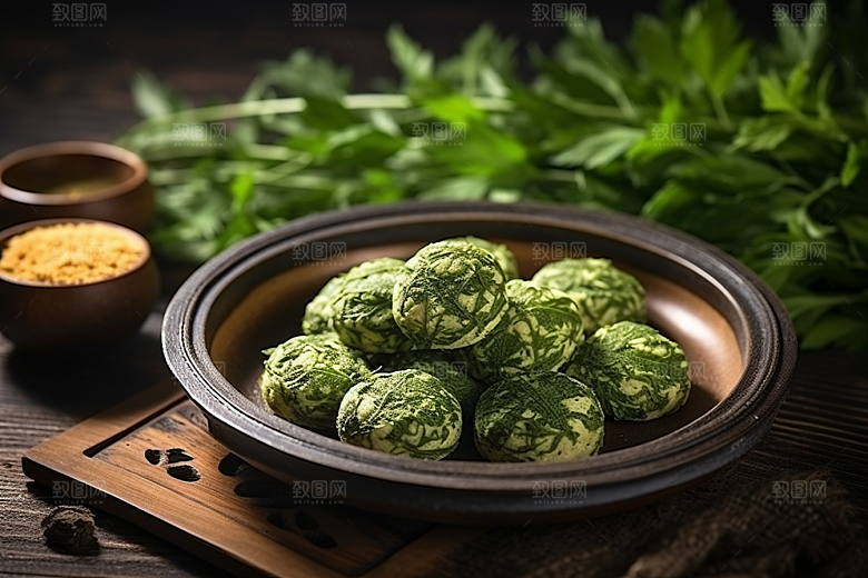 艾草传统文化糯叽叽摄影图