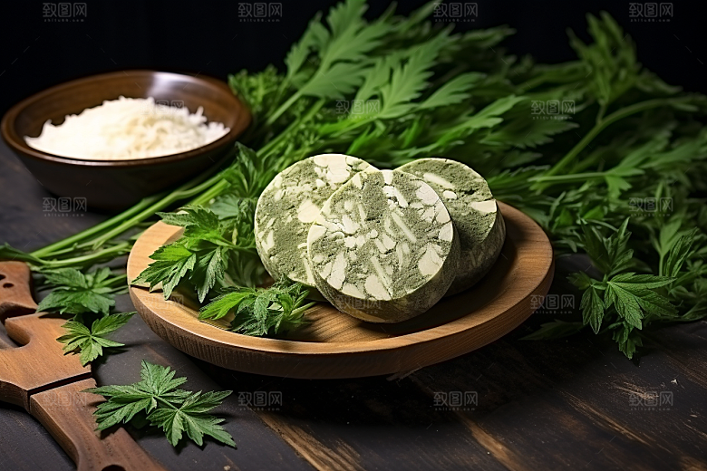 艾草美食高清摄影图