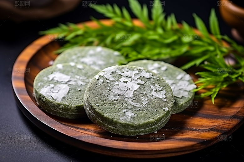 艾草糯叽叽高清摄影图