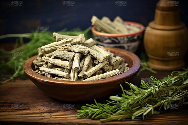 艾草青团传统美食美味摄影图