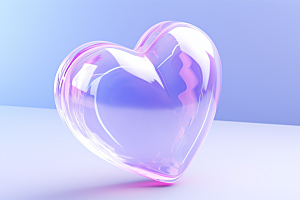 爱心3D爱情素材