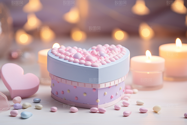爱心感谢甜蜜素材