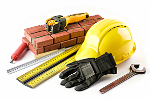 安全用品建筑工业作业摄影图