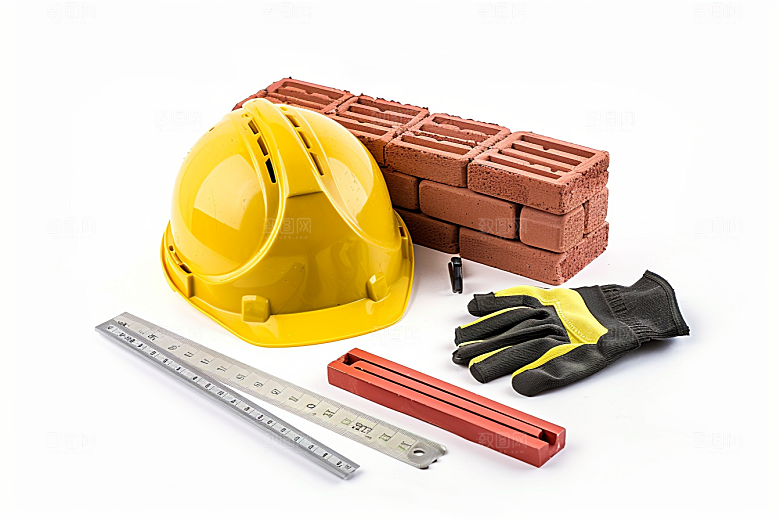 安全用品工业作业建造摄影图