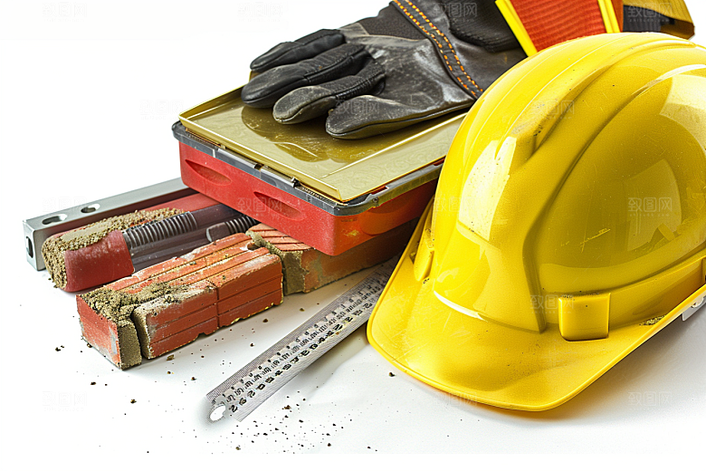 安全用品工具建造摄影图