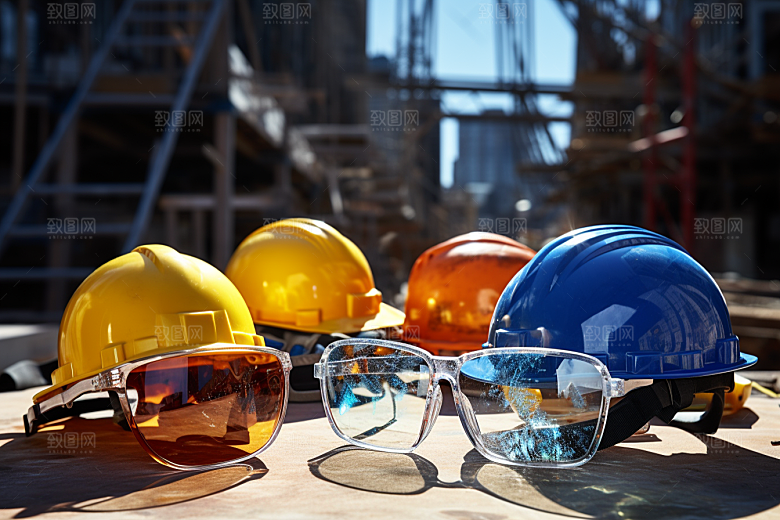 安全帽建造建设摄影图