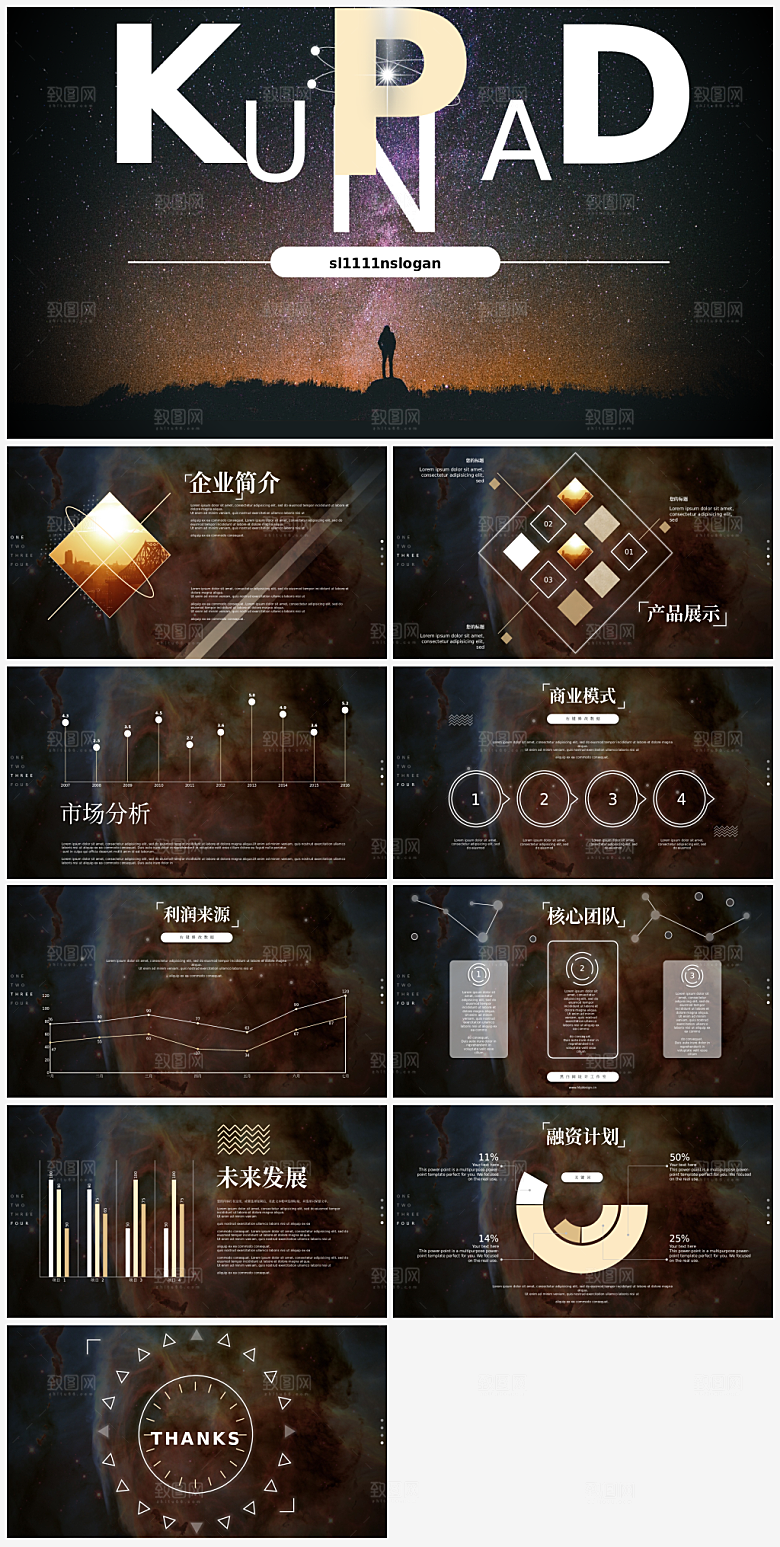 人工智能先进技术PPT模板