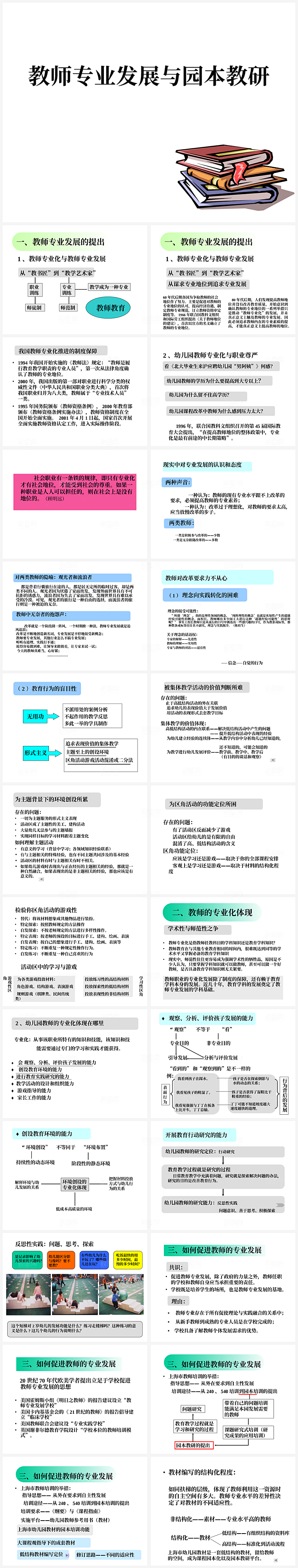 幼师培训PPT模板